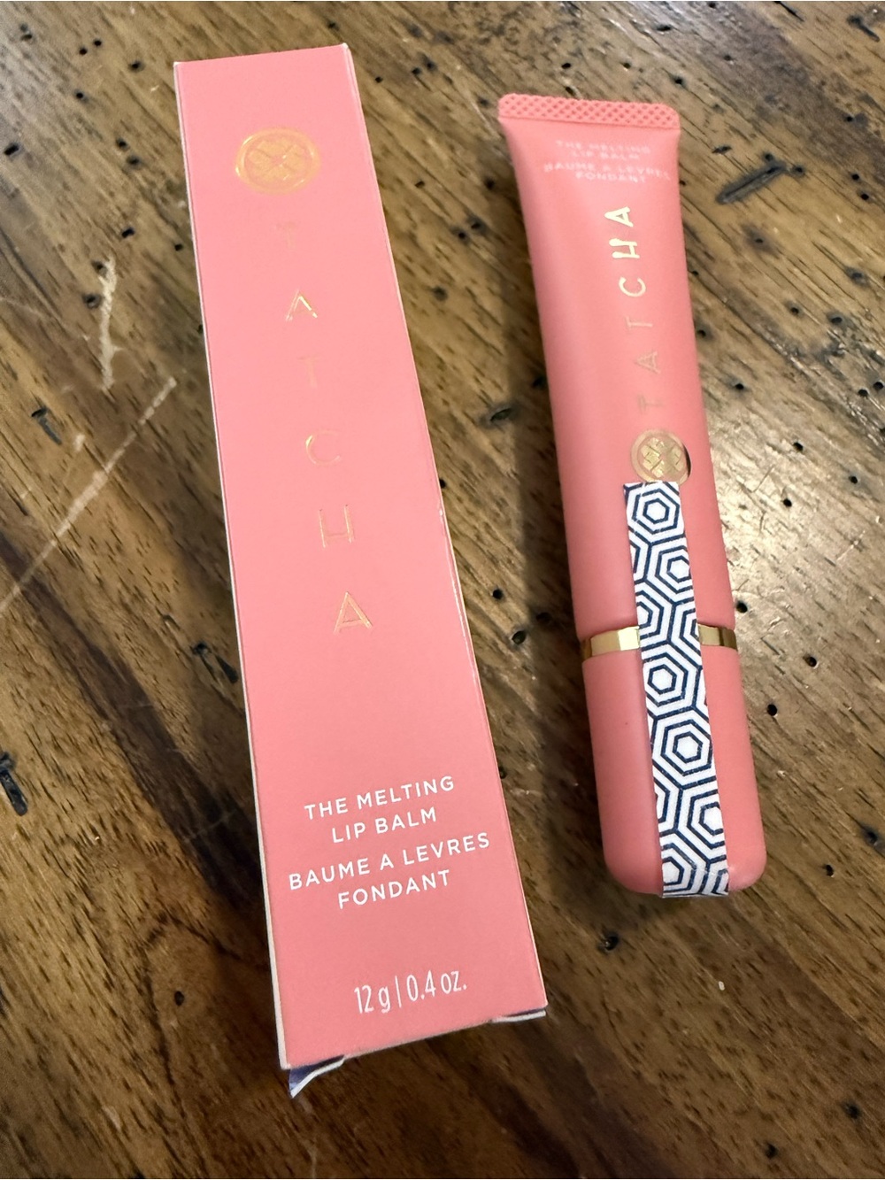 Tatcha the melting lip balm in pinku new in box